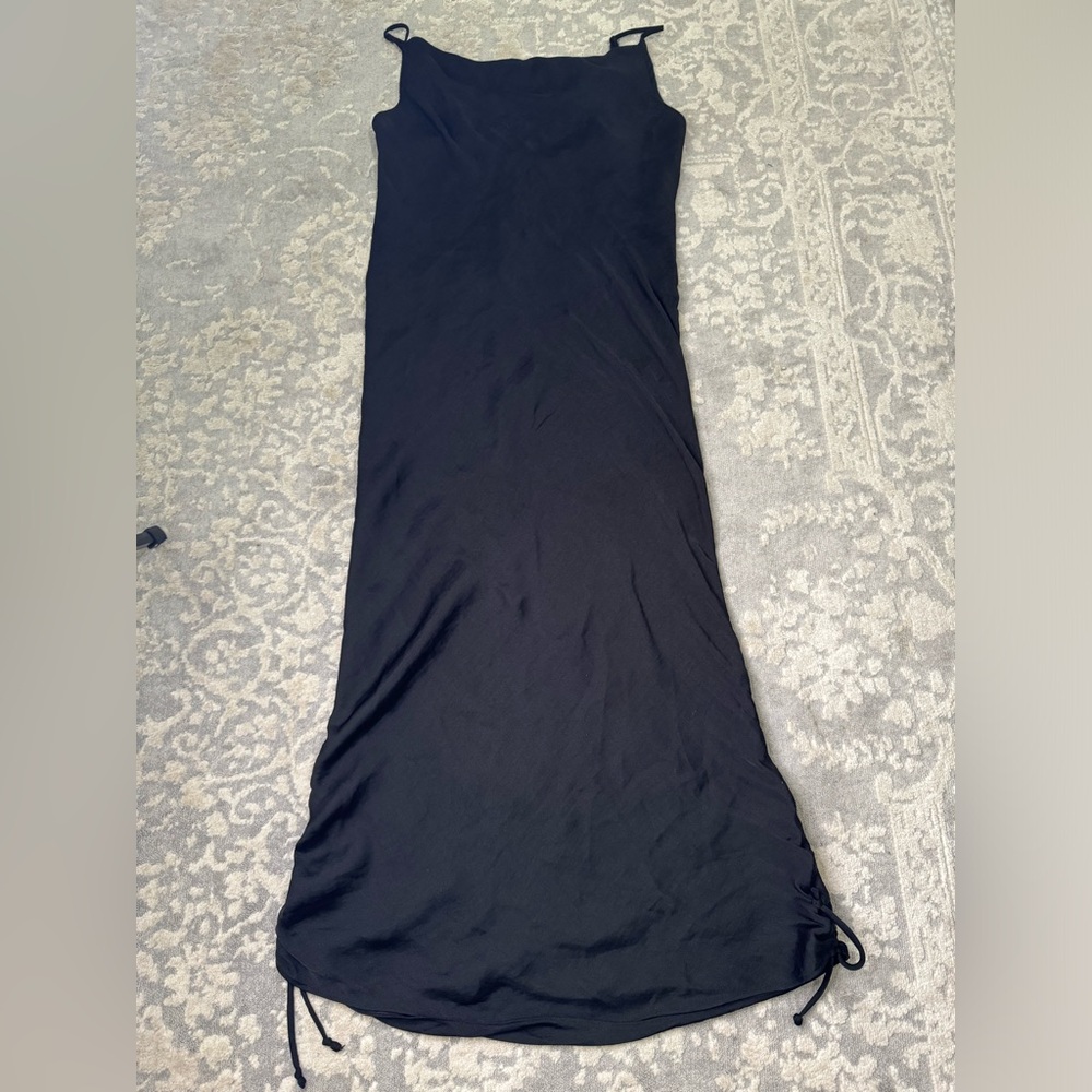Intimately Free People Day To Night Convertible Slip Dress. Color Black. - Picture 9 of 14